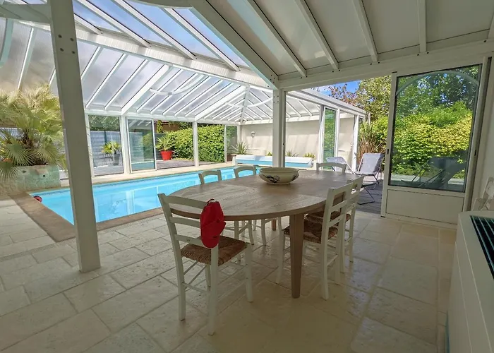 'andercool' Avec Piscine Utilisable En Toutes Saisons Villa *